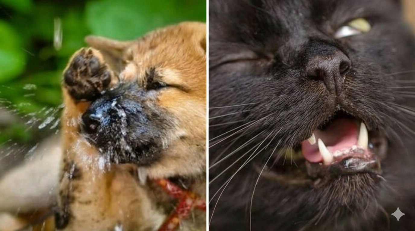 Kedi ve Köpeklerde Ters Hapşırık (reverse sneezing) Nedir?